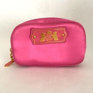 Juicy Couture Barbie Pink Satin Cosmetic Bag